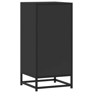 vidaXL Ραφιέρα Καφέ Δρυς 35,5x35x76cm Επεξ. Ξύλο + Μέταλλο 1 τεμ.