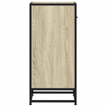 vidaXL Συρταριέρα Sonoma Δρυς 35,5x35x76cm Επεξ. Ξύλο + Μέταλλο 1 τεμ.