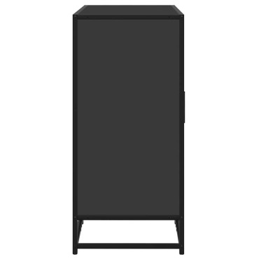 vidaXL Μπουφές Μαύρος 92x35x76cm από Επεξεργασμένο Ξύλο 1 τεμ.
