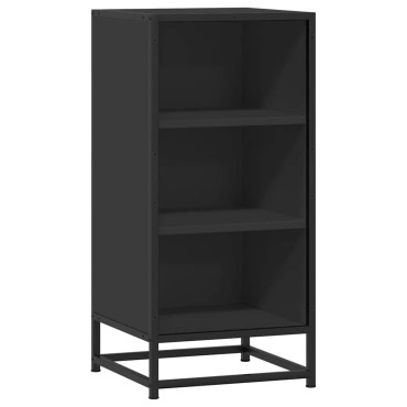 vidaXL Ραφιέρα Καφέ Δρυς 35,5x35x76cm Επεξ. Ξύλο + Μέταλλο 1 τεμ.