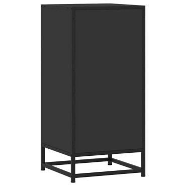 vidaXL Ραφιέρα Καφέ Δρυς 35,5x35x76cm Επεξ. Ξύλο + Μέταλλο 1 τεμ.