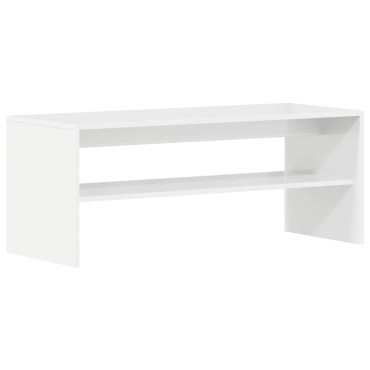 vidaXL Έπιπλο Τηλεόρασης Γυαλιστερό Λευκό 100x40x40cm Μοριοσανίδα