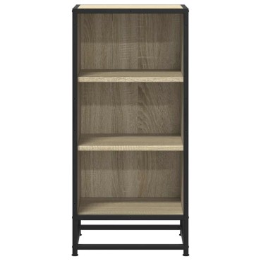 vidaXL Συρταριέρα Sonoma Δρυς 35,5x35x76cm Επεξ. Ξύλο + Μέταλλο 1 τεμ.