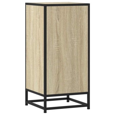 vidaXL Συρταριέρα Sonoma Δρυς 35,5x35x76cm Επεξ. Ξύλο + Μέταλλο 1 τεμ.