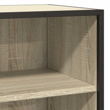 vidaXL Συρταριέρα Sonoma Δρυς 35,5x35x76cm Επεξ. Ξύλο + Μέταλλο 1 τεμ.