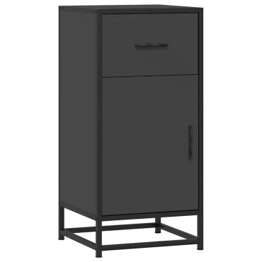 vidaXL Ραφιέρα Καφέ Δρυς 35,5x35x76cm Επεξ. Ξύλο + Μέταλλο 1 τεμ.