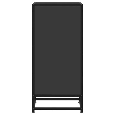 vidaXL Ραφιέρα Καφέ Δρυς 35,5x35x76cm Επεξ. Ξύλο + Μέταλλο 1 τεμ.