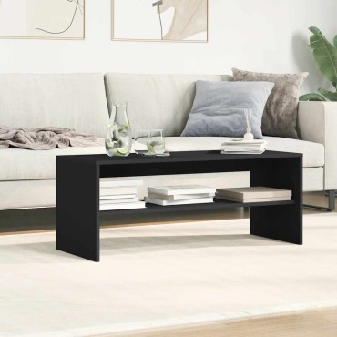 vidaXL Έπιπλο Τηλεόρασης Μαύρο 100x40x40cm από Μοριοσανίδα