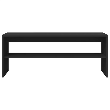 vidaXL Έπιπλο Τηλεόρασης Μαύρο 100x40x40cm από Μοριοσανίδα
