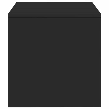 vidaXL Έπιπλο Τηλεόρασης Μαύρο 100x40x40cm από Μοριοσανίδα