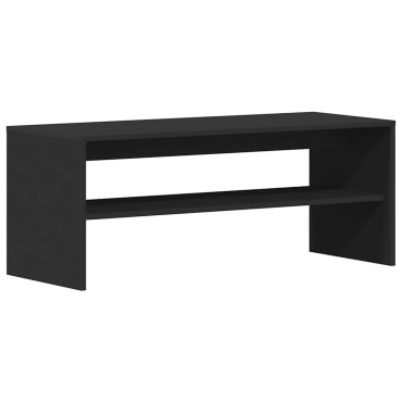 vidaXL Έπιπλο Τηλεόρασης Μαύρο 100x40x40cm από Μοριοσανίδα