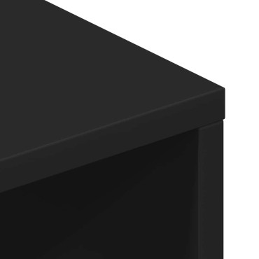 vidaXL Έπιπλο Τηλεόρασης Μαύρο 100x40x40cm από Μοριοσανίδα
