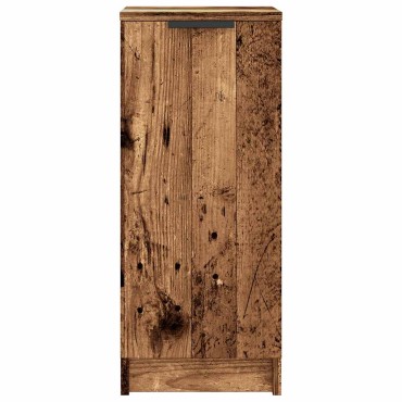 vidaXL Παπουτσοθήκη Όψη Παλαιού Ξύλου 29,5x35x70cm Επεξ. Ξύλο 1 τεμ.