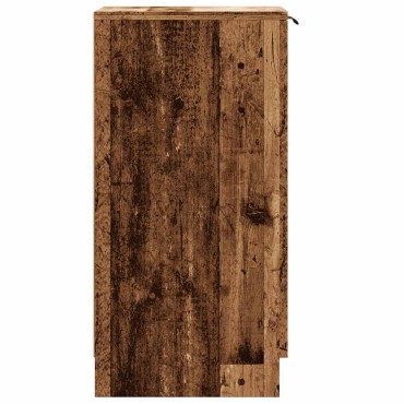 vidaXL Παπουτσοθήκη Όψη Παλαιού Ξύλου 29,5x35x70cm Επεξ. Ξύλο 1 τεμ.