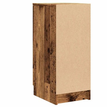 vidaXL Παπουτσοθήκη Όψη Παλαιού Ξύλου 29,5x35x70cm Επεξ. Ξύλο 1 τεμ.