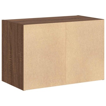 vidaXL Ντουλάπι με 2 συρτάρια Καφέ Δρυς 60x31x40cm από Επεξ. Ξύλο 1 τεμ.