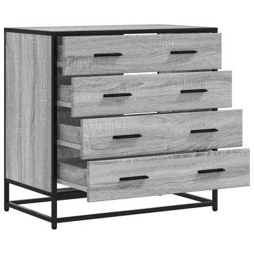 vidaXL Συρταριέρα Γκρι sonoma 70x41x70cm από Επεξεργασμένο Ξύλο 1 τεμ.
