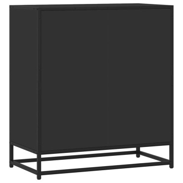 vidaXL Ραφιέρα Καφέ Δρυς 68x35x76cm Επεξ. Ξύλο + Μέταλλο 1 τεμ.