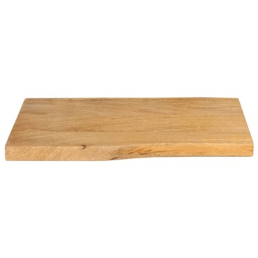 vidaXL Επιφάνεια Τραπεζιού 50x40x2,5cm Live Edge Μασίφ Ξύλο Μάνγκο 1 τεμ.