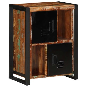 vidaXL Σκευοθήκη Πολύχρωμο 55x35x70cm Ξύλο μασίφ αναγεννημένο 1 τεμ.