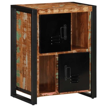vidaXL Σκευοθήκη Πολύχρωμο 55x35x70cm Ξύλο μασίφ αναγεννημένο 1 τεμ.