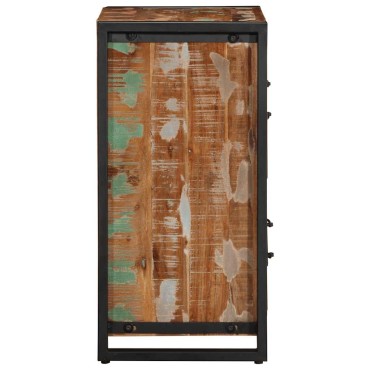 vidaXL Σκευοθήκη Πολύχρωμο 55x35x70cm Ξύλο μασίφ αναγεννημένο 1 τεμ.