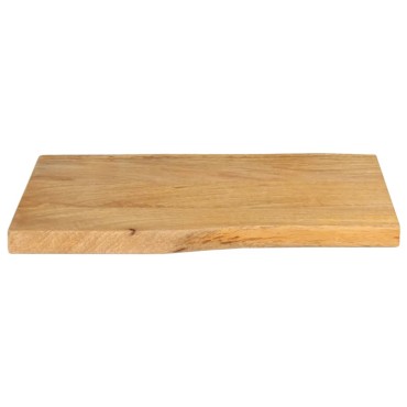 vidaXL Επιφάνεια Τραπεζιού 60x40x2,5cm Live Edge Μασίφ Ξύλο Μάνγκο 1 τεμ.