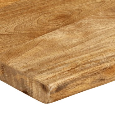 vidaXL Επιφάνεια Τραπεζιού 60x40x2,5cm Live Edge Μασίφ Ξύλο Μάνγκο 1 τεμ.