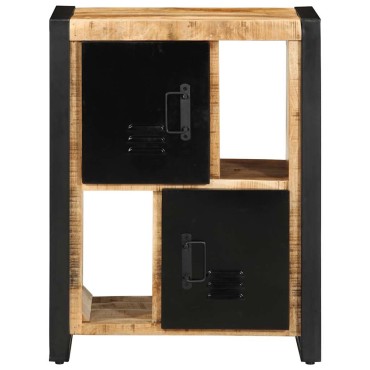 vidaXL Μπουφές 55x35x70cm από Μασίφ Ακατέργαστο Ξύλο Μάνγκο 1 τεμ.