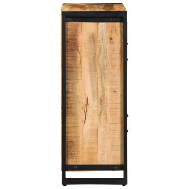 vidaXL Μπουφές 55x35x70cm από Μασίφ Ακατέργαστο Ξύλο Μάνγκο 1 τεμ.