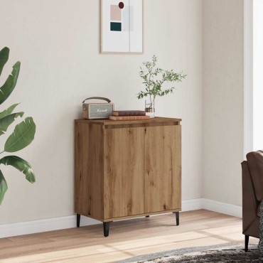 vidaXL Μπουφές Τεχνίτης Δρυς 60x35x70cm από Επεξεργασμένο Ξύλο 1 τεμ.