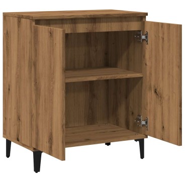 vidaXL Μπουφές Τεχνίτης Δρυς 60x35x70cm από Επεξεργασμένο Ξύλο 1 τεμ.