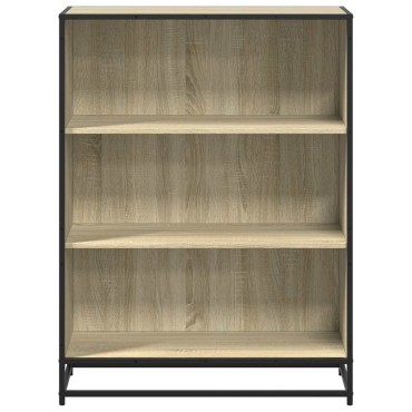 vidaXL Βιβλιοθήκη Χρώμα Sonoma Δρυς 80,5x35x107,5cm Μοριοσανίδα 1 τεμ.
