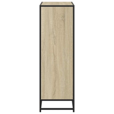 vidaXL Βιβλιοθήκη Χρώμα Sonoma Δρυς 80,5x35x107,5cm Μοριοσανίδα 1 τεμ.