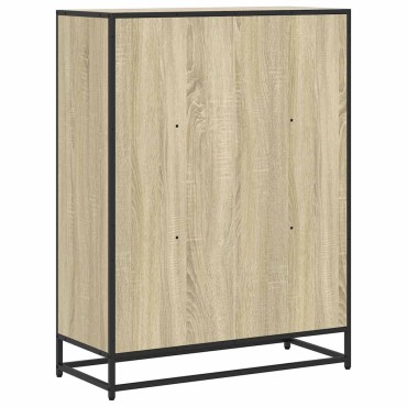 vidaXL Βιβλιοθήκη Χρώμα Sonoma Δρυς 80,5x35x107,5cm Μοριοσανίδα 1 τεμ.