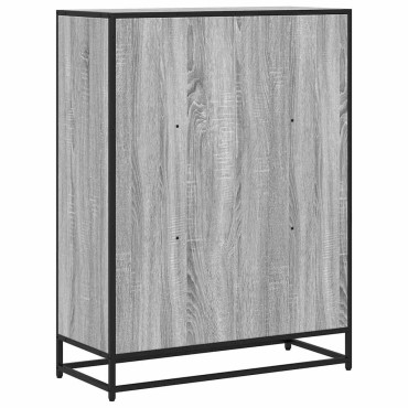 vidaXL Βιβλιοθήκη Γκρι sonoma 80,5x35x107,5cm Επεξεργασμένο Ξύλο 1 τεμ.