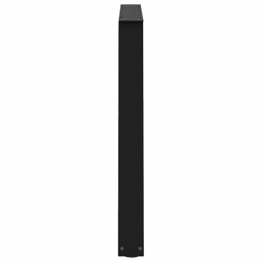 vidaXL Πόδια Τραπεζαρίας Σχήματος V 2 τεμ. Μαύρο 90x(72-73,3)cm Ατσάλι