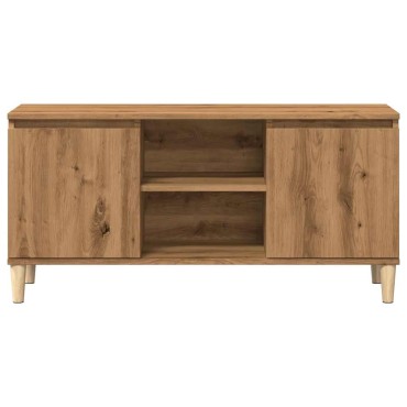 vidaXL Έπιπλο Τηλεόρασης Αρτισιανή Δρυς 102x35x50cm από Επεξεργ. Ξύλο