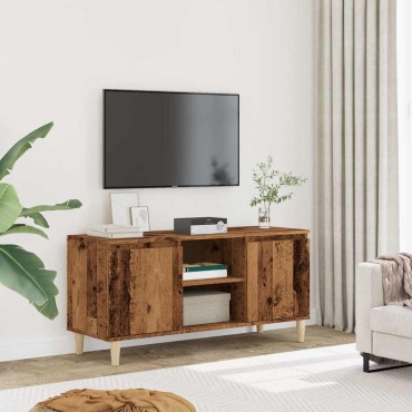 vidaXL Έπιπλο Τηλεόρασης Παλιό Ξύλο 102x35x50cm από Μοριοσανίδα
