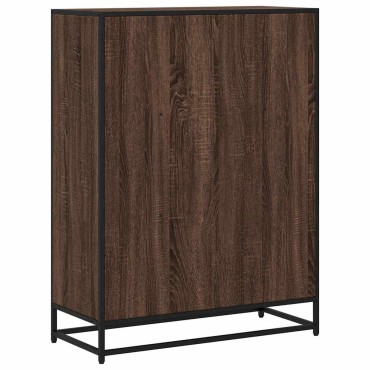 vidaXL Βιβλιοθήκη Καφέ Δρυς 80,5x35x107,5cm Επεξεργασμένο Ξύλο 1 τεμ.