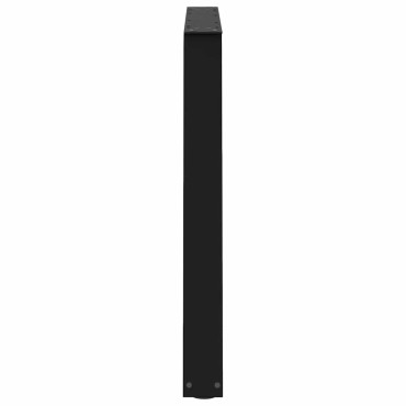 vidaXL Πόδια τραπεζαρίας σχήματος V 2 τεμ. Μαύρο 100x(72-73,3)cm