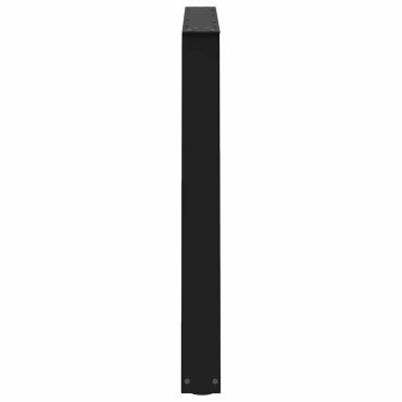 vidaXL Πόδια τραπεζαρίας σχήματος V 3 τεμ. Μαύρο 100x(72-73,3)cm