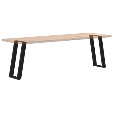 vidaXL Πόδια Κονσόλας σε Σχήμα U 2 τεμ. Μαύρο 38x(72-73)cm Ατσάλι