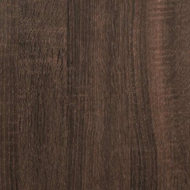 vidaXL Τραπέζι Κονσόλα Καφέ Δρυς 90x35x80cm Επεξεργασμένο Ξύλο 1 τεμ.