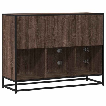 vidaXL Sideboard καφέ δρυς 100x35x76cm Κατασκευασμένο ξύλο 1 τεμ.