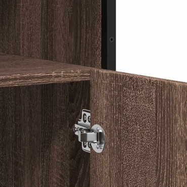 vidaXL Sideboard καφέ δρυς 100x35x76cm Κατασκευασμένο ξύλο 1 τεμ.