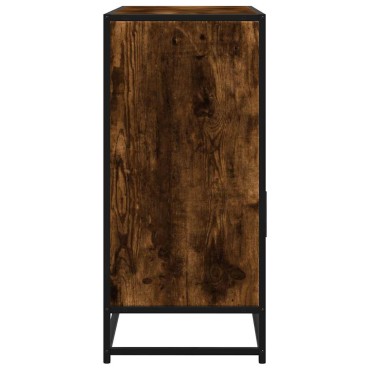 vidaXL Sideboard Καπνιστή δρυς 100x35x76cm Κατασκευασμένο ξύλο 1 τεμ.