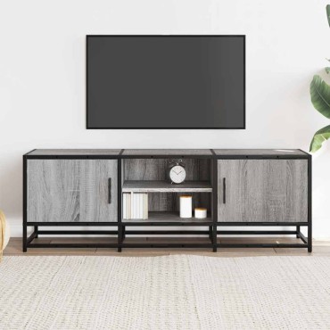 ντουλάπι τηλεόρασης vidaXL Γκρι Sonoma 120x35x41cm