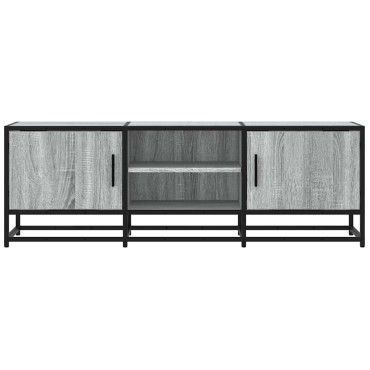 ντουλάπι τηλεόρασης vidaXL Γκρι Sonoma 120x35x41cm