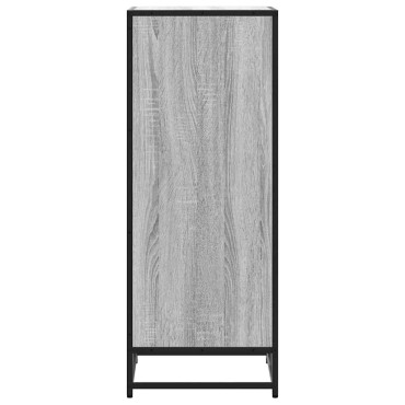 Ράφι παπουτσιών vidaXL Γκρι Sonoma 48x38x97,5cm Κατασκευασμένο ξύλο